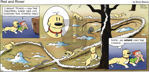 Red and Rover on Sunday February 7, 2016 Comic Strip