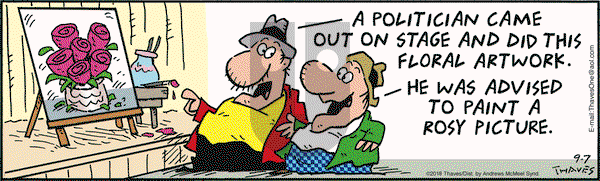 Frank and Ernest on Friday September 7, 2018 Comic Strip
