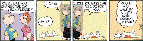 Drabble on Thursday June 19, 2014 Comic Strip