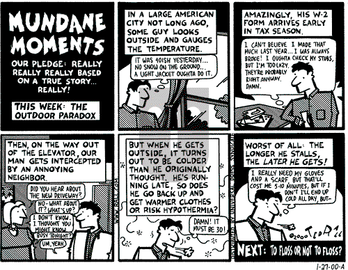 Ted Rall on Saturday January 29, 2000 Comic Strip