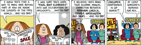 Cathy Classics on Saturday February 18, 2012 Comic Strip