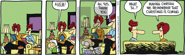 The Buckets on Friday December 13, 2013 Comic Strip