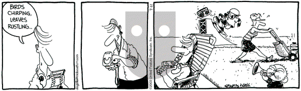 The Buckets on Friday July 11, 2003 Comic Strip