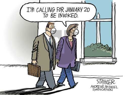 Jeff Stahler on Sunday January 10, 2021 Comic Strip