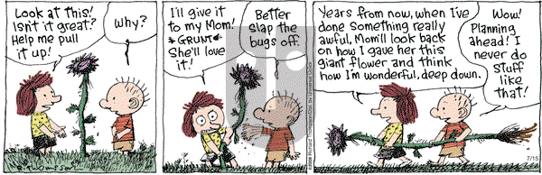 Cul de Sac on Monday July 15, 2013 Comic Strip