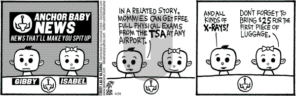 La Cucaracha on Thursday April 28, 2011 Comic Strip