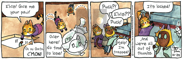 Breaking Cat News on Monday October 29, 2018 Comic Strip