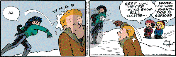 Nancy on Friday January 18, 2013 Comic Strip