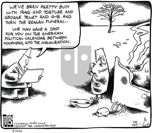 Tom Toles on Monday June 14, 2004 Comic Strip