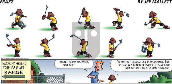 Frazz on Sunday July 23, 2017 Comic Strip