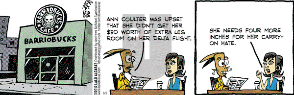 La Cucaracha on Wednesday August 2, 2017 Comic Strip