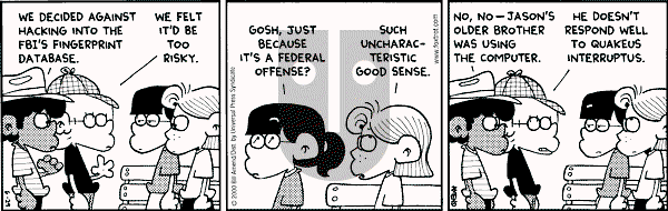 FoxTrot on Thursday June 29, 2000 Comic Strip
