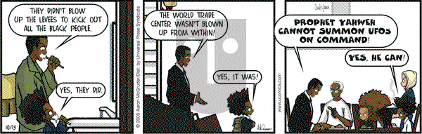 The Boondocks on Thursday October 13, 2005 Comic Strip