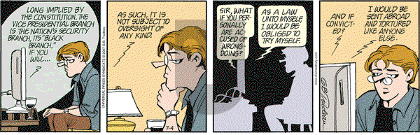 Doonesbury on Tuesday July 31, 2007 Comic Strip