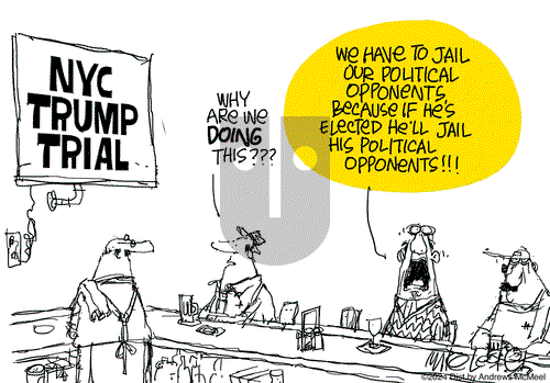 Mike Lester on Monday April 22, 2024 Comic Strip