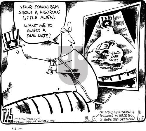 Tom Toles on Sunday September 5, 2004 Comic Strip