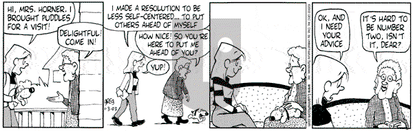Luann on Friday January 3, 2003 Comic Strip