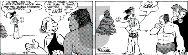 Alley Oop on Monday September 5, 2005 Comic Strip