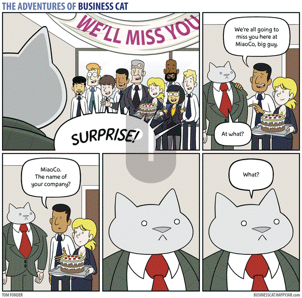 The Adventures of Business Cat on Monday October 30, 2017 Comic Strip