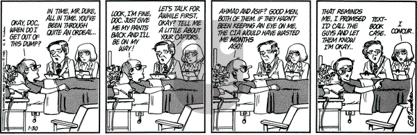 Doonesbury on Friday January 30, 1981 Comic Strip