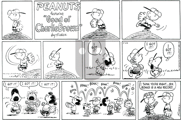 Peanuts - Sunday May 22, 1983 Comic Strip