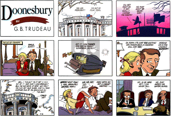 Doonesbury on Sunday April 16, 1989 Comic Strip