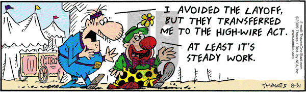 Frank and Ernest - Monday August 31, 2009 Comic Strip