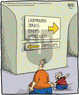 In the Bleachers on Thursday July 12, 2012 Comic Strip