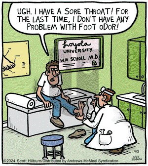 The Argyle Sweater - Wednesday April 3, 2024 Comic Strip
