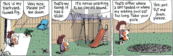 Cul de Sac on Friday July 28, 2017 Comic Strip