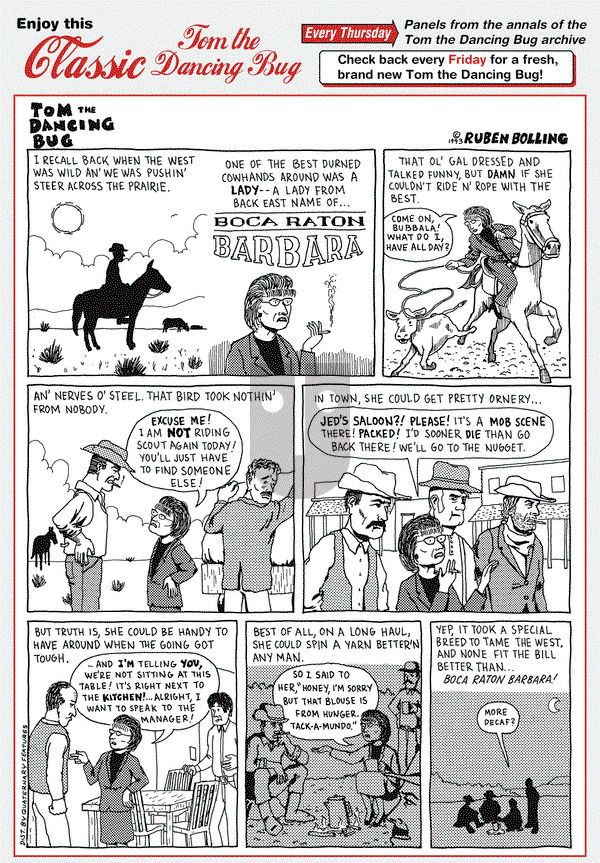 Tom the Dancing Bug on Thursday August 23, 2012 Comic Strip
