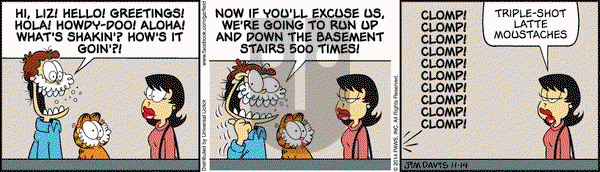 Garfield on Friday November 14, 2014 Comic Strip