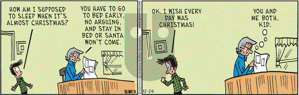 Grand Avenue on Thursday December 24, 2020 Comic Strip