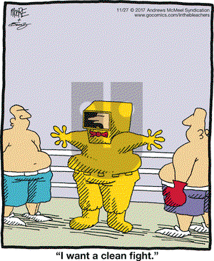 In the Bleachers on Monday November 27, 2017 Comic Strip