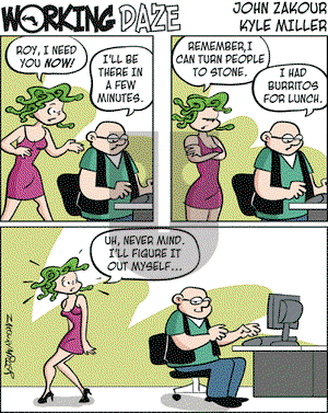 Working Daze on Saturday October 13, 2007 Comic Strip