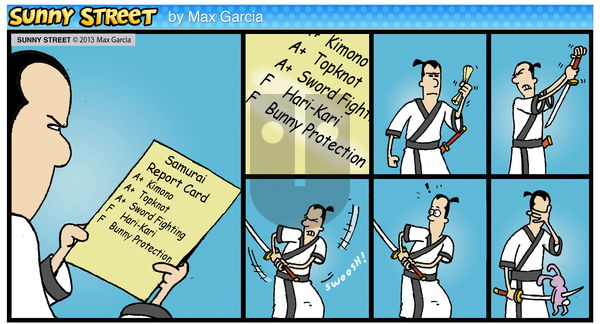 Sunny Street on Friday September 6, 2013 Comic Strip