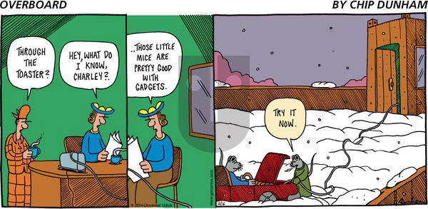 Overboard on Sunday February 16, 2014 Comic Strip