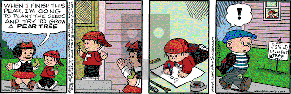 Nancy on Monday November 5, 2012 Comic Strip