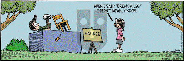 Grand Avenue on Friday August 14, 2015 Comic Strip