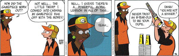 Lucky Cow on Saturday September 6, 2003 Comic Strip