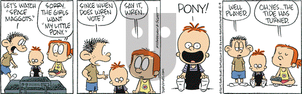 Baby Blues on Saturday August 9, 2014 Comic Strip