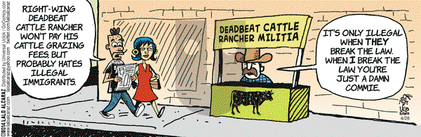 La Cucaracha on Monday April 28, 2014 Comic Strip