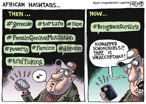 Rob Rogers on Sunday May 11, 2014 Comic Strip