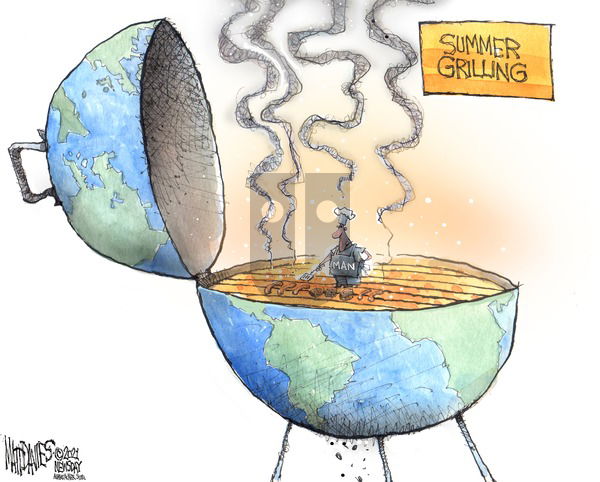 Matt Davies on Sunday July 4, 2021 Comic Strip