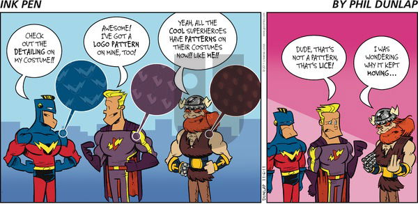 Ink Pen on Sunday November 6, 2011 Comic Strip