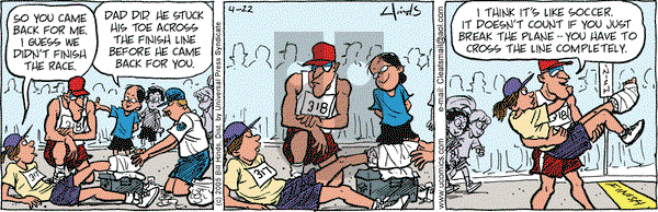 Cleats on Friday April 22, 2005 Comic Strip