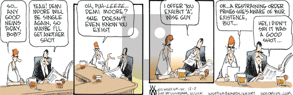 Non Sequitur on Friday December 2, 2011 Comic Strip