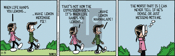 Grand Avenue on Wednesday August 31, 2016 Comic Strip