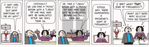 Cathy Classics - Friday February 9, 2007 Comic Strip