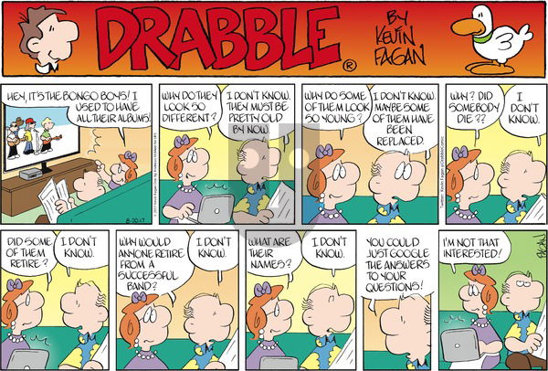 Drabble on Sunday August 20, 2017 Comic Strip
